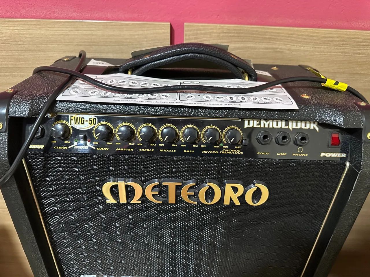 Amplificador Meteoro FWG-50 Demolidor - Foto 5
