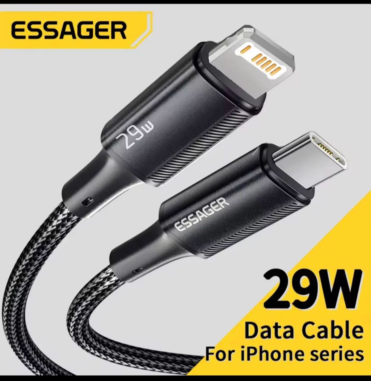 Cabo de carregamento rápido 29W para iPhone - ESSAGER