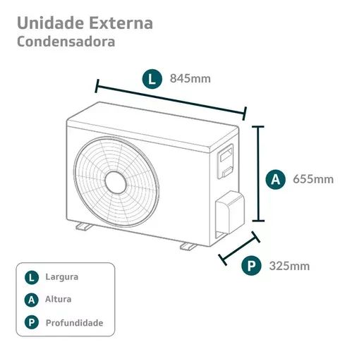 Ar-condicionado Hw Elgin Eco Inverter Ii Wifi 24000 Btu Frio 220v - Foto 5