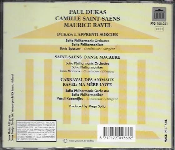 CD: Sofia Philharmonic Orchestra -- Pentagon Classics (DDD) orquestra filarmônica - Foto 3