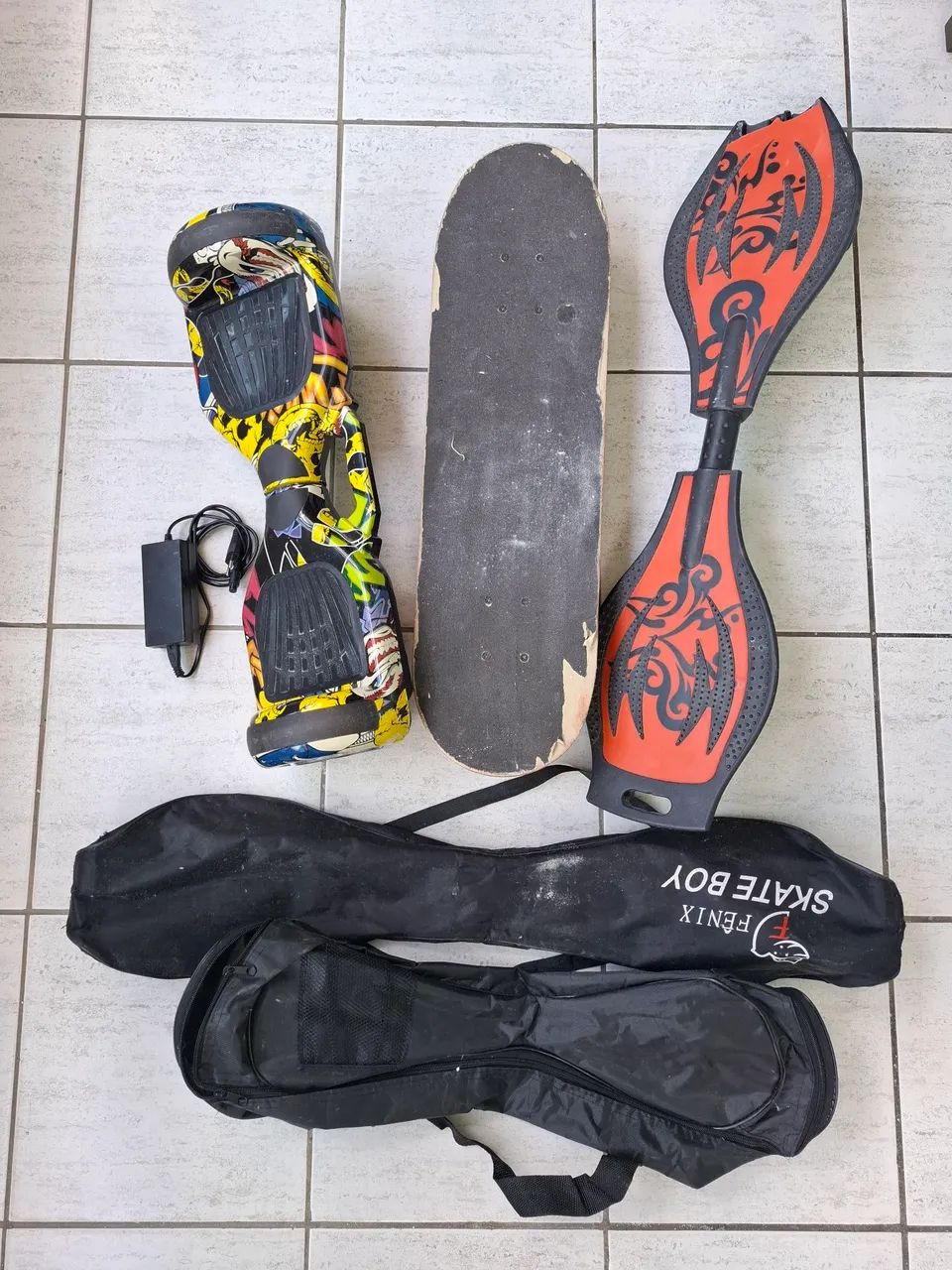 Skateboy + Hoverboard + Skate + Acessórios