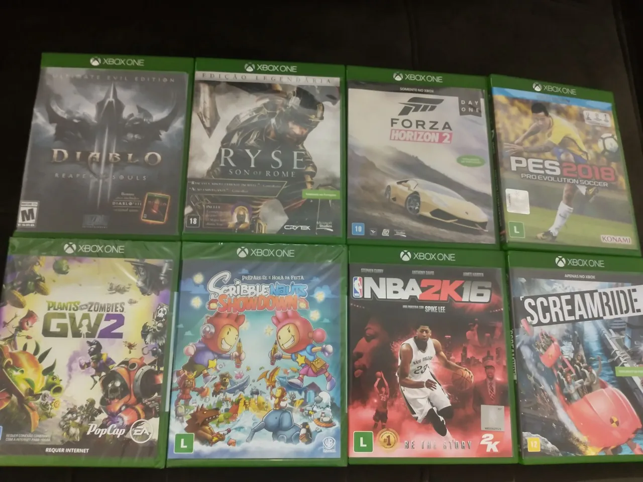 Lote Jogos Xbox One Series X perfeito estado