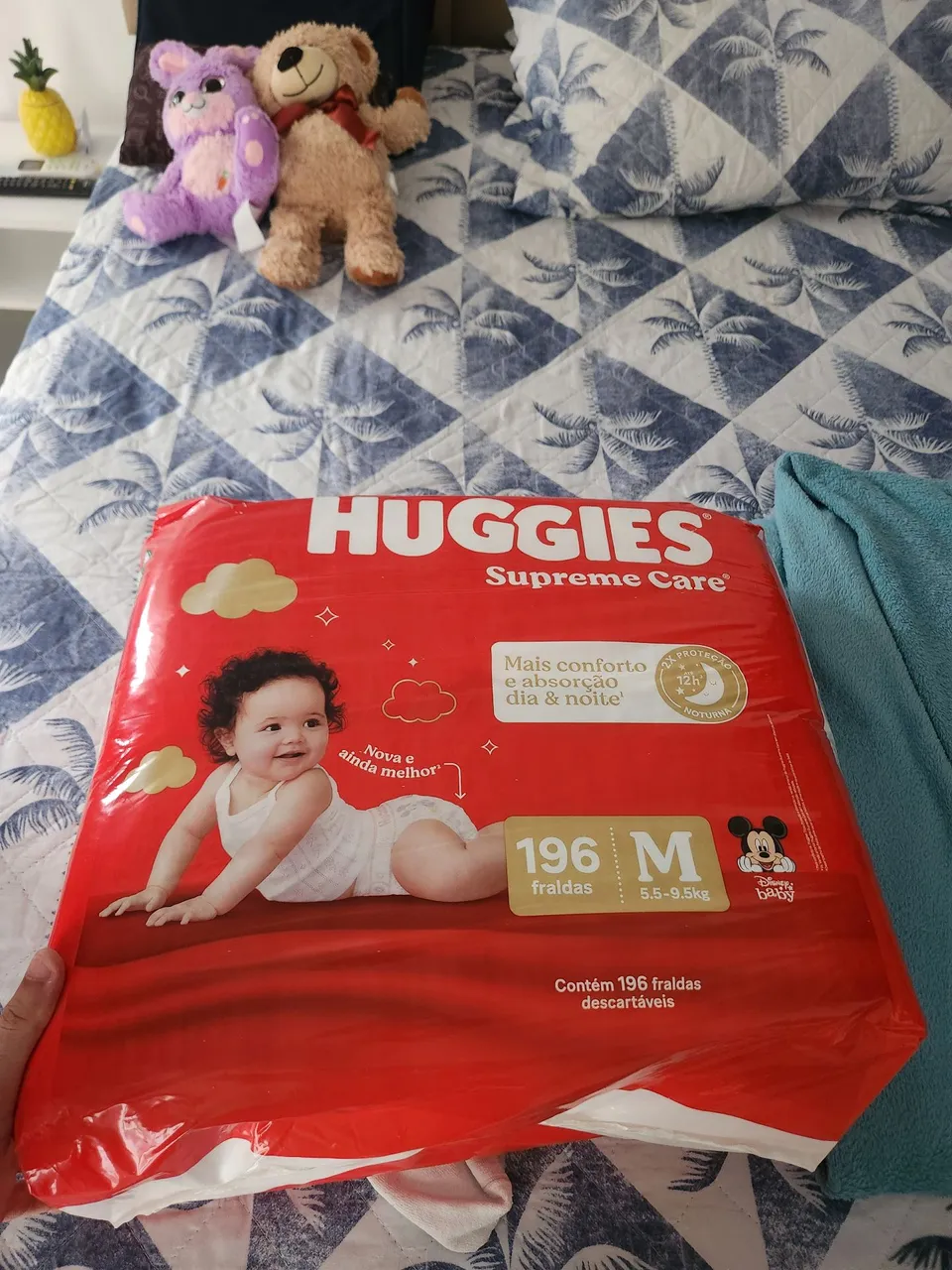 Fraldas Huggies Supreme Care 196 un M