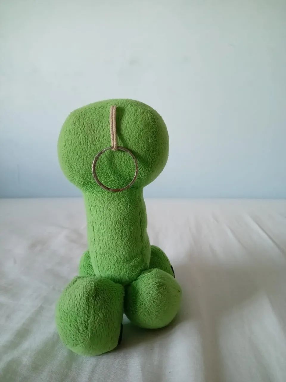 Chaveiro creeper de pelúcia do Minecraft - Foto 2