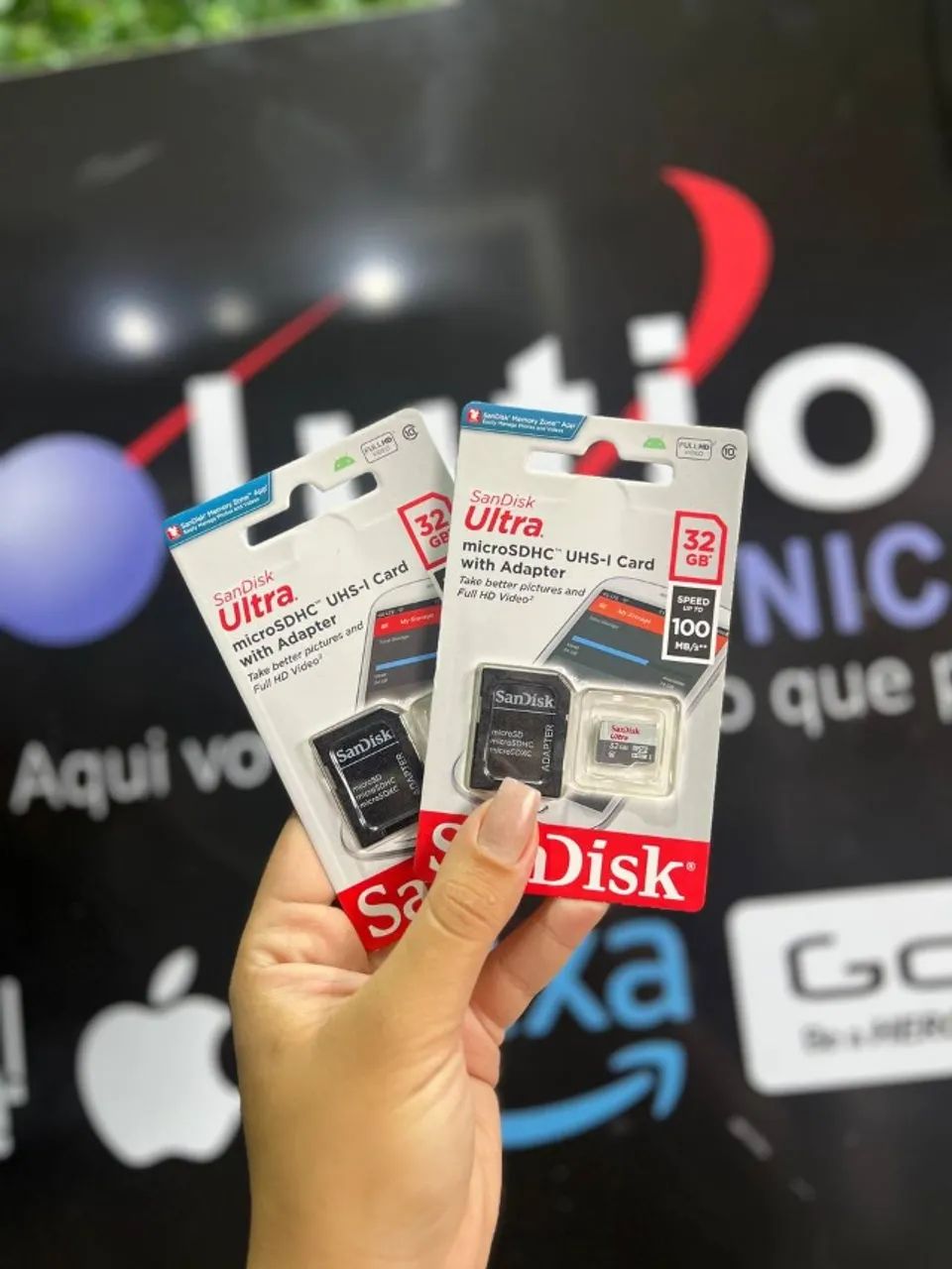 Cartão de Memoria - 32GB - SanDisk Ultra - CLASSE 10