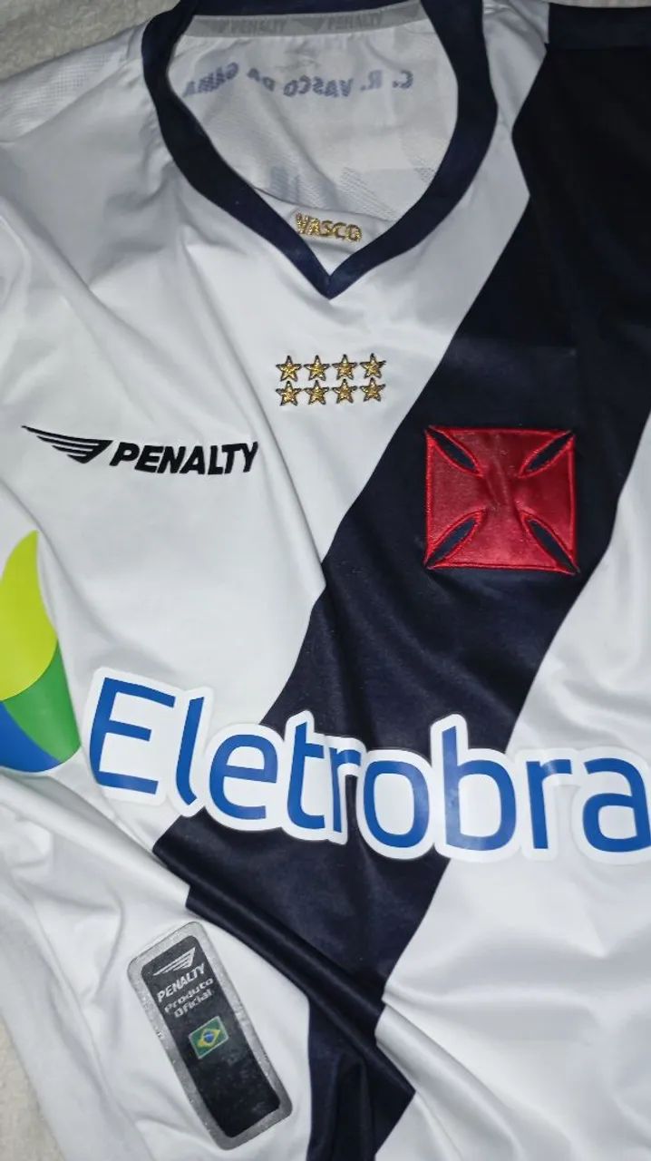 Camisa Vasco Penalty 2010- Tamanho M (nova) - Foto 6