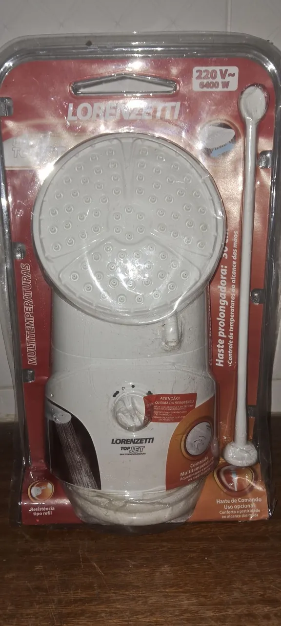 Chuveiro Lorenzetti Top Jet Multitemperatura 220v 6400ws