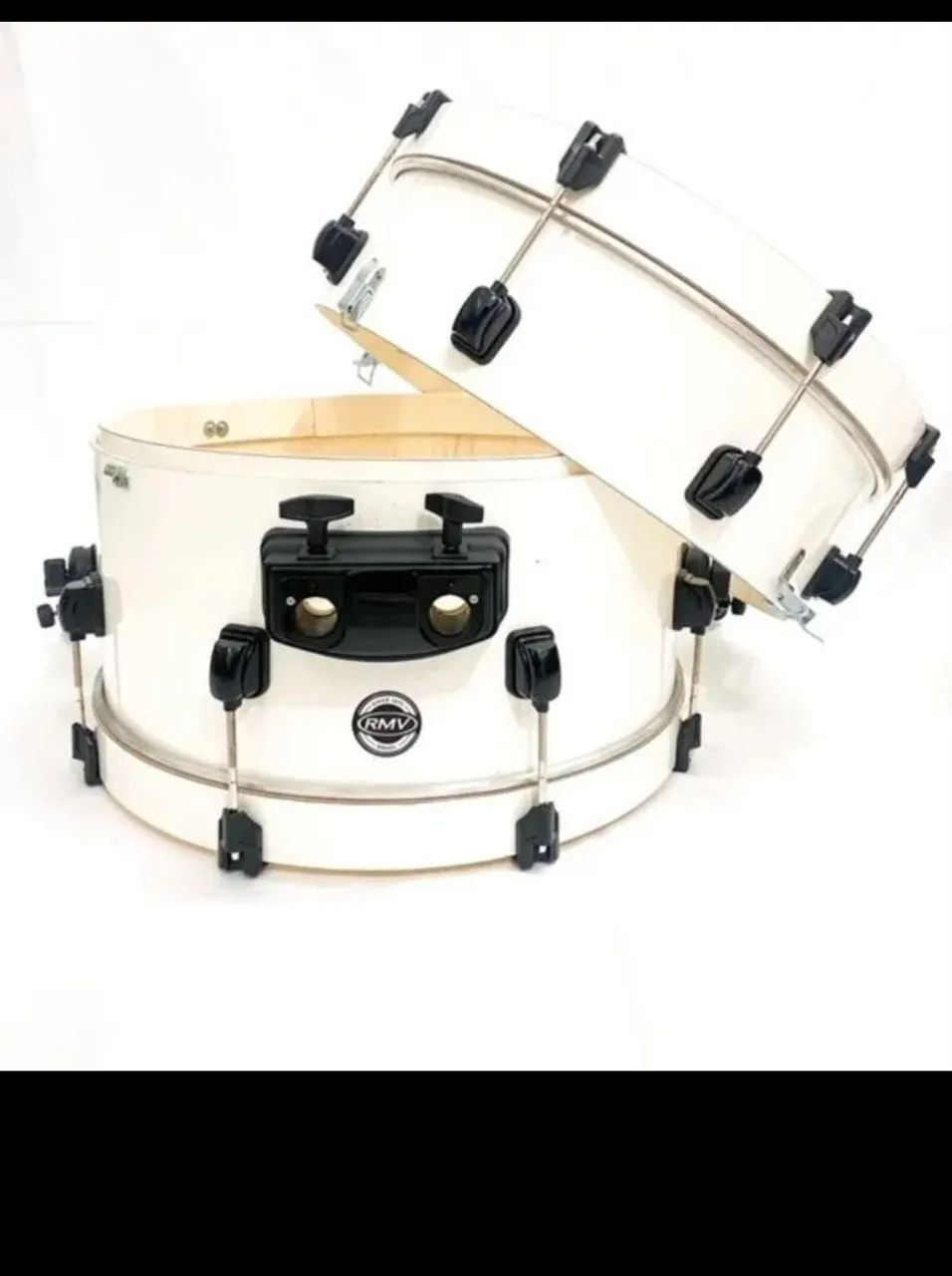 Bateria RMV Trip Compacta Branca Shell Pack - Foto 3
