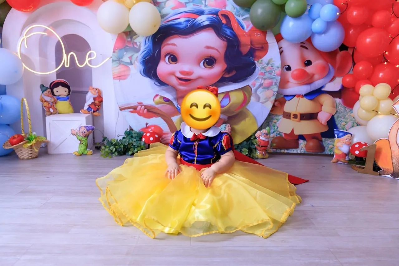 Vestido Branca de Neve Princesa bem Rodado.  - Foto 2