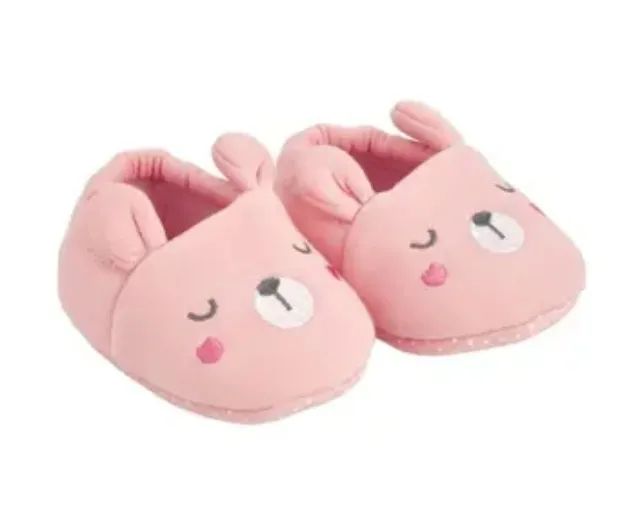 Pantufa Rosa Calçado Para O Frio 12 A 18 Meses Buba Antiderrapante - Foto 6