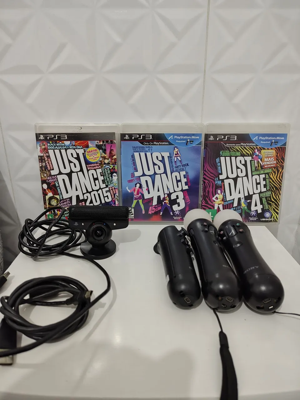 Kit move para ps3 + 3 jogos
