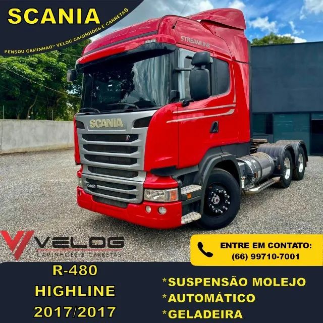Scania R-480 6x4 Streamline 2017/2017