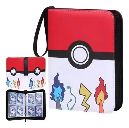 Fichário Pokémon 400 espaços para card game 50 folhas NOVO PRONTRA ENTREGA  - Foto 3