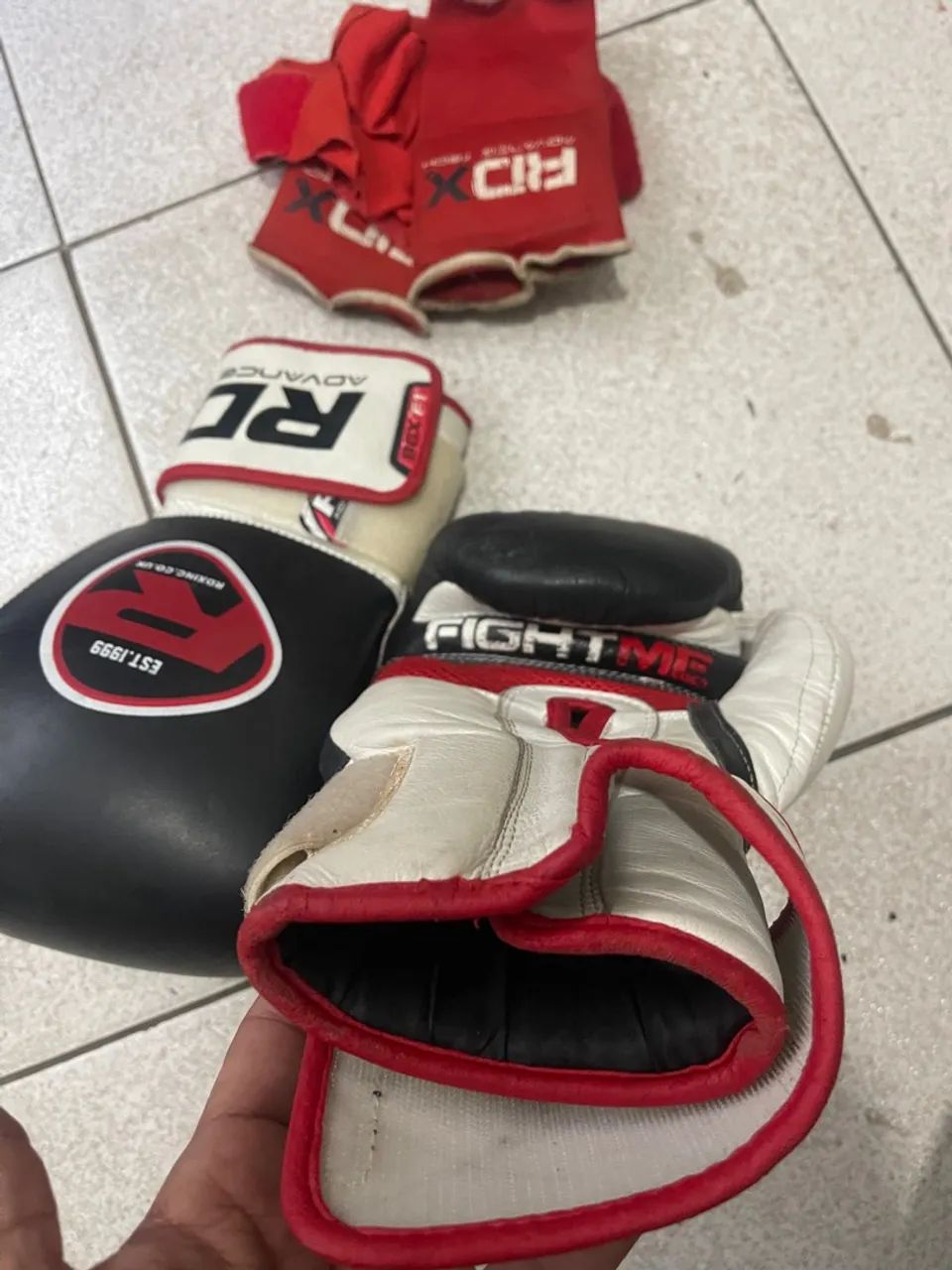 Luvas de Boxe RDX F1 - Advance Tech 14oz - Foto 3