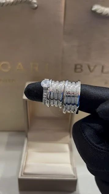 Anel bvlgari 12 milesimos em ouro 18k - Foto 4