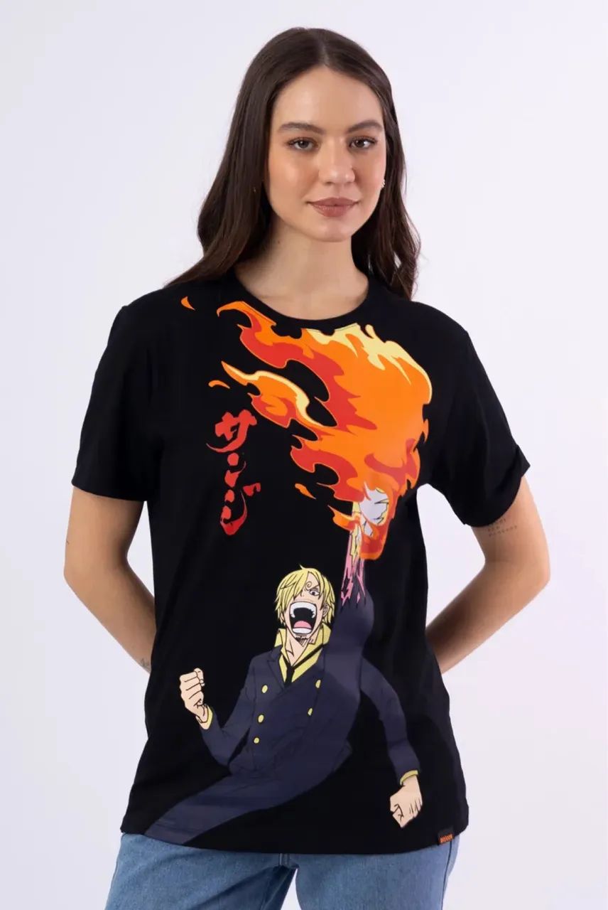 PROMOÇÃO CAMISETA ONE PIECE SANJI - Foto 3