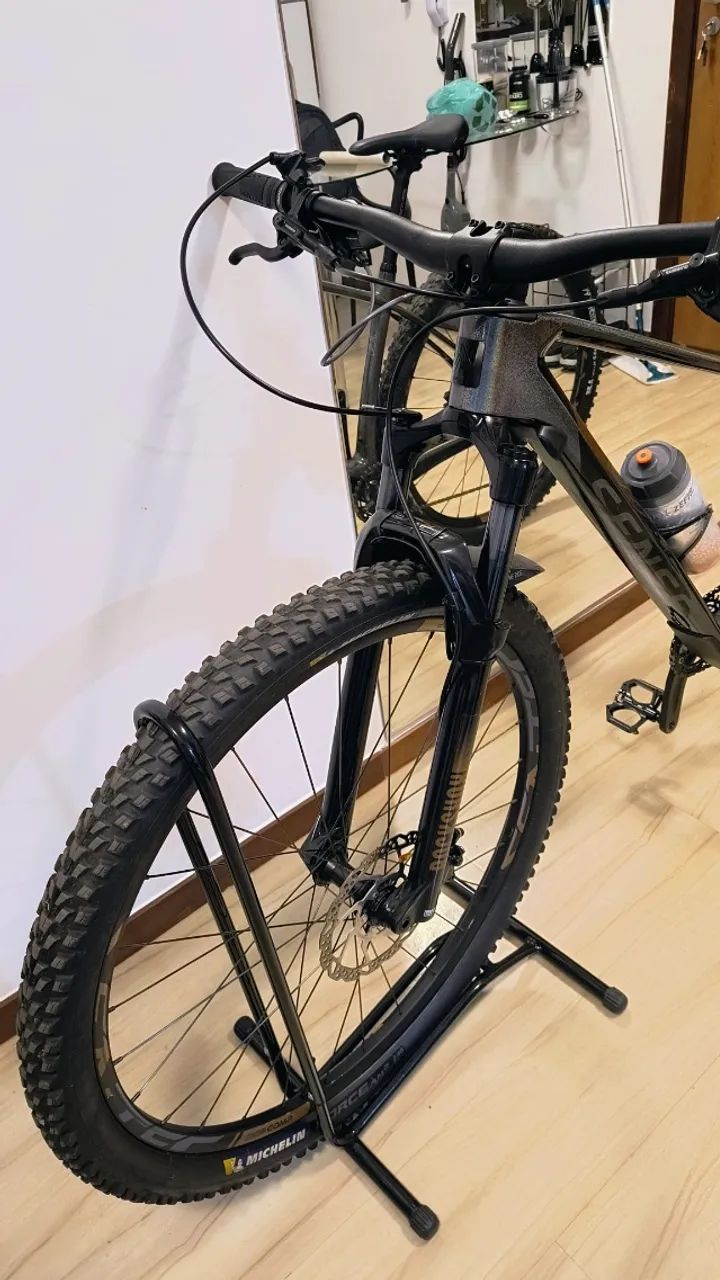 Bicicleta Sense Impact Carbon Pro 29 12v Cinza/dourado Tam M - Foto 3