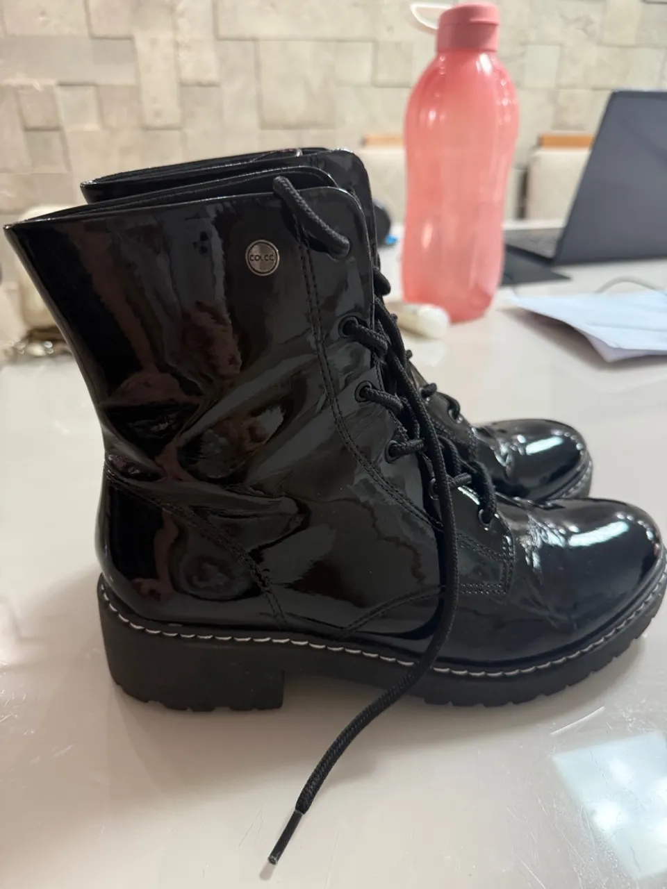 Bota Coturno Feminina Colcci Preta