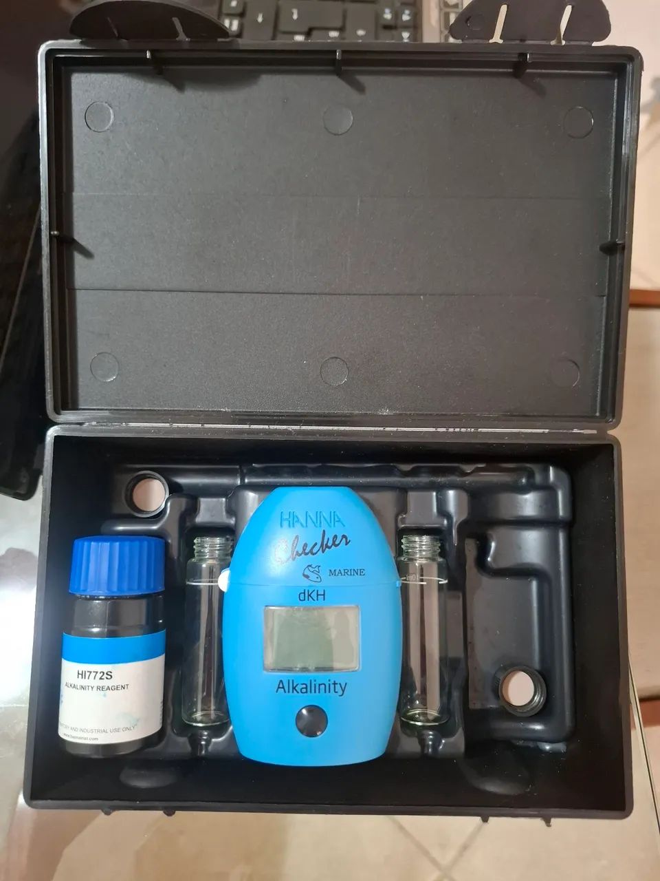 Teste de alcalinidade (KH) Hanna para aquário marinho