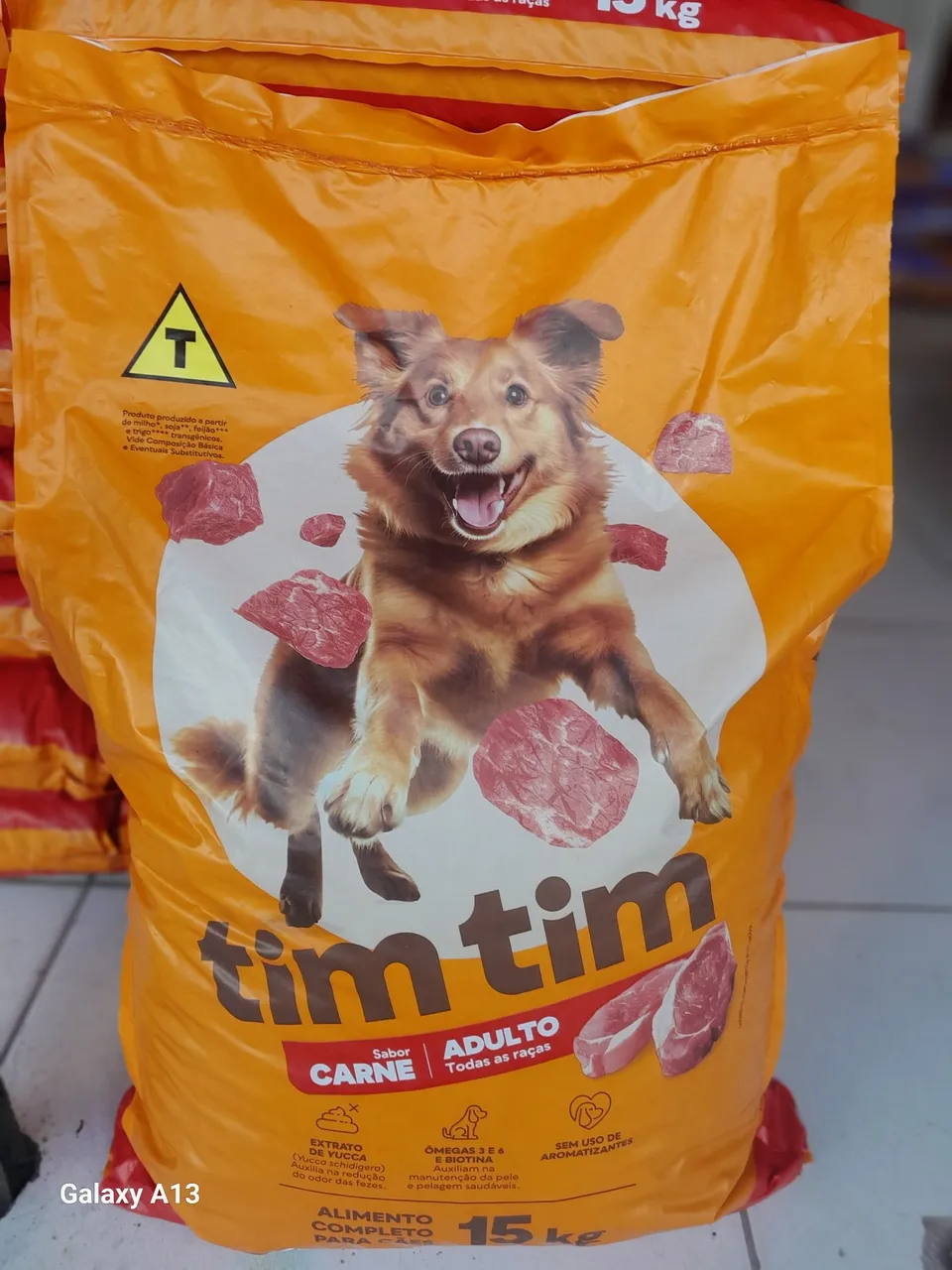 Ração Tim Tim Adulto Carne 15kg - Cães