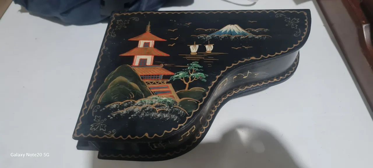 Caixa de porta joias antiga japonesa  - Foto 2