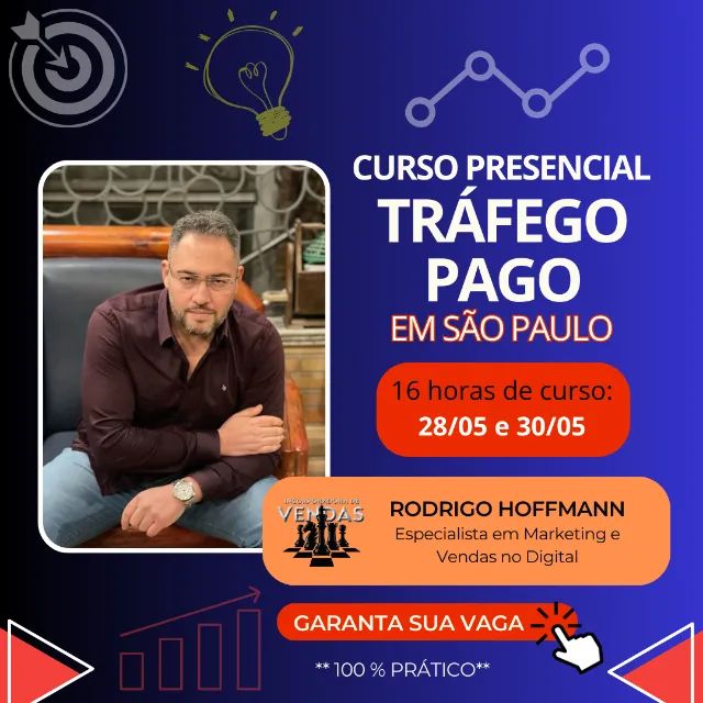 Tráfego Pago na Prática - Curso Presencial em São Paulo!
