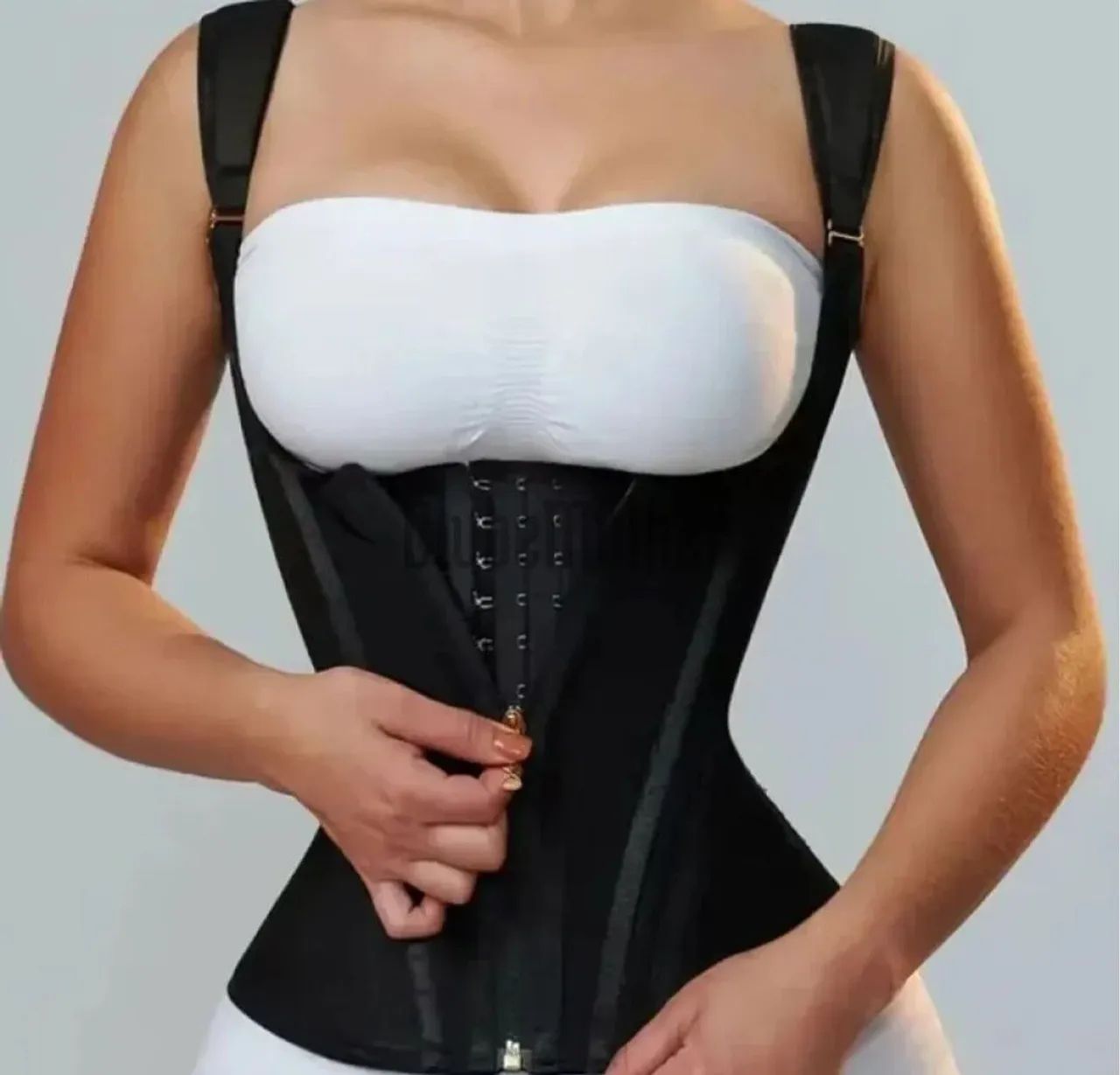 Cinta modeladora colete com zíper  - Foto 2