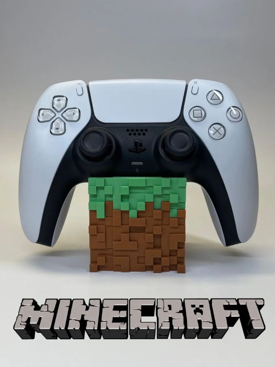 Suporte de controle ps5 Minecraft 