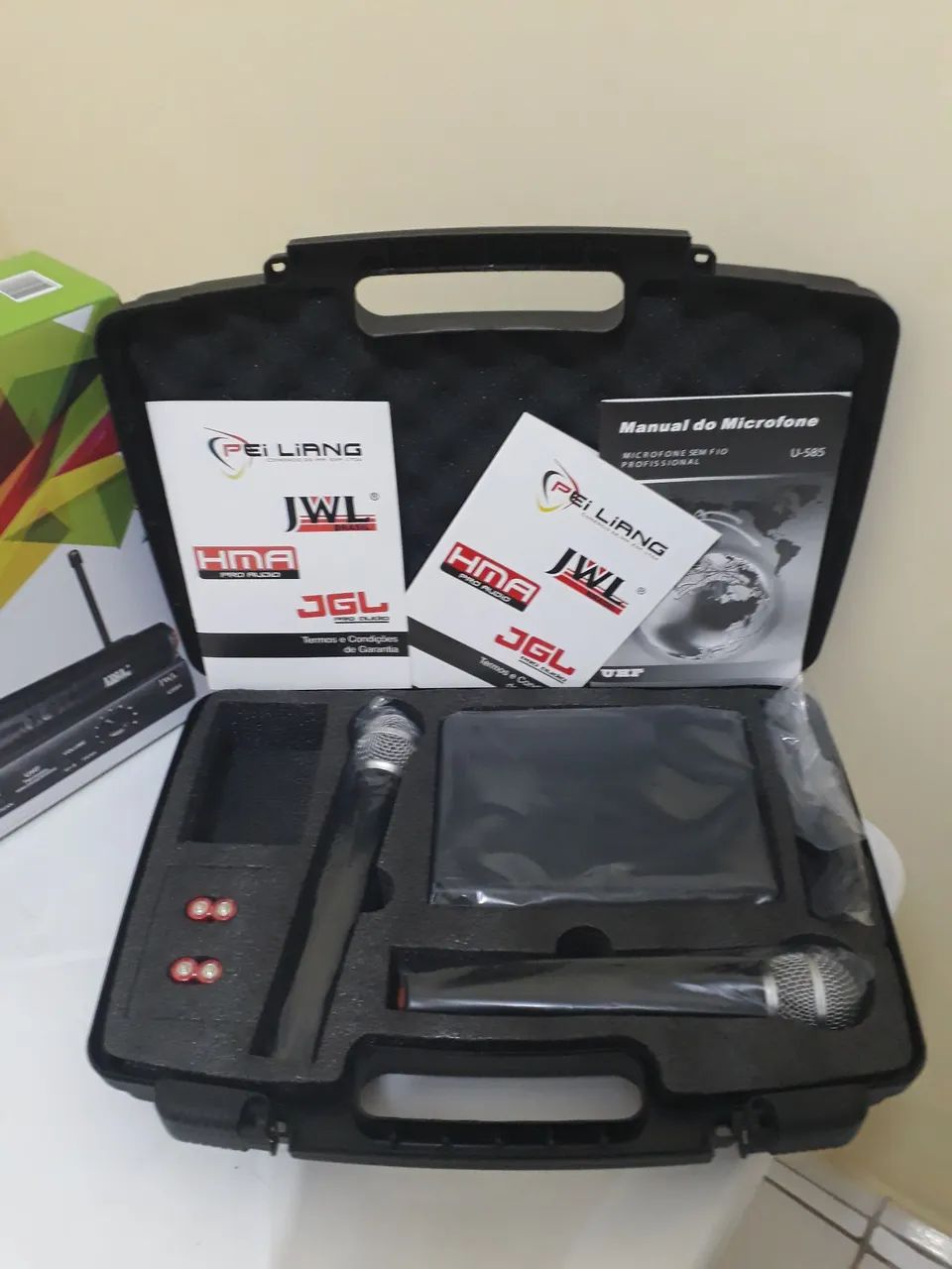 Microfone Profissional Sem Fio JWL