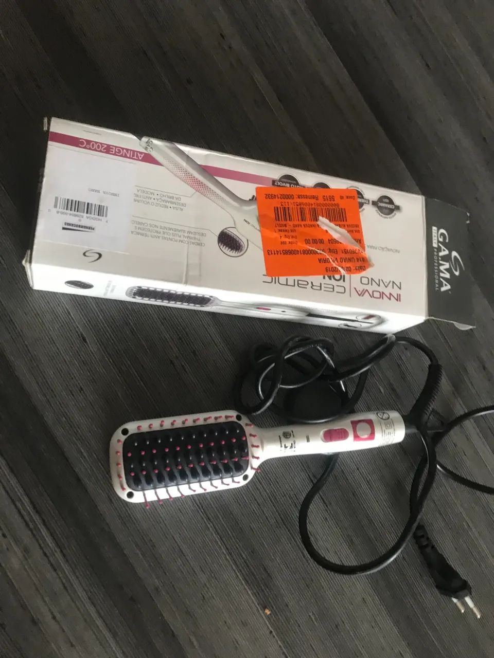 Innova nano ceramic /escova alisadora de cabelo 