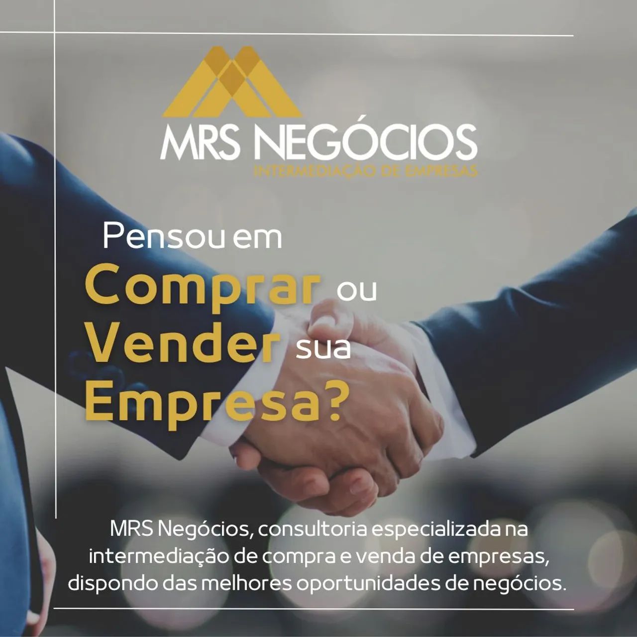 Pensou em comprar ou vender sua empresa?
