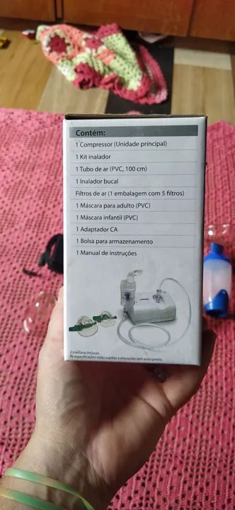 Inalador Compressor OMRON - Novo - Foto 5