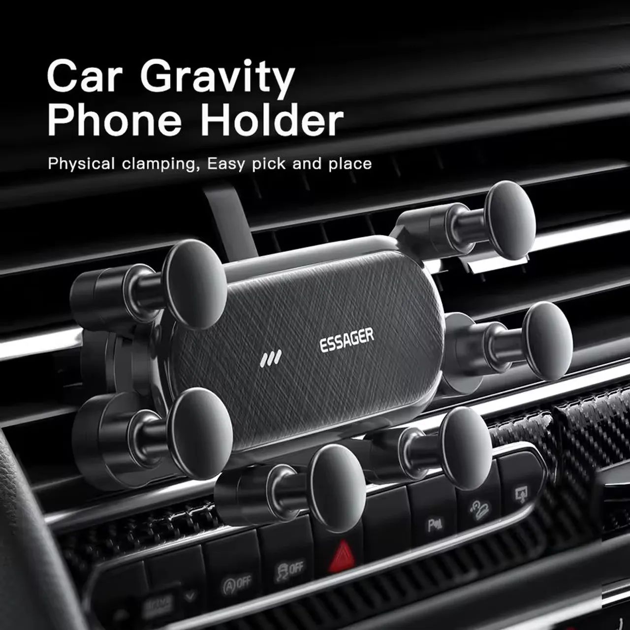 Suporte para telefone para carro Essager Gravity - Foto 2