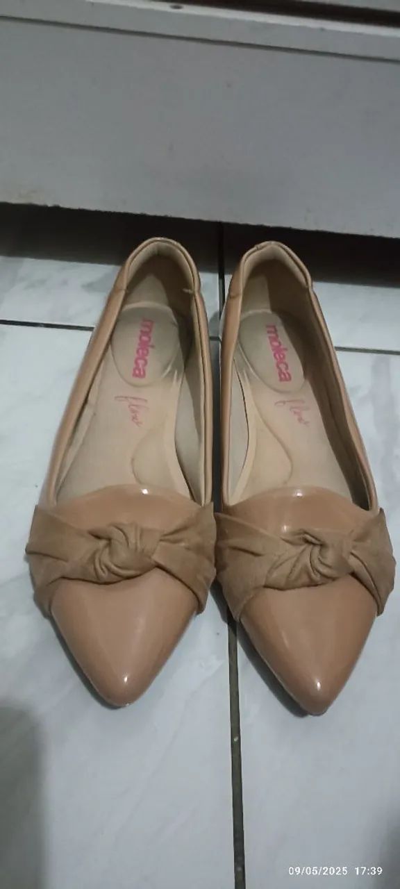 Sapatilha Moleca nude - Foto 2