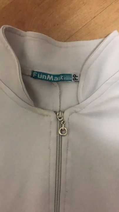 Jaleco Off White tam PP - Foto 4