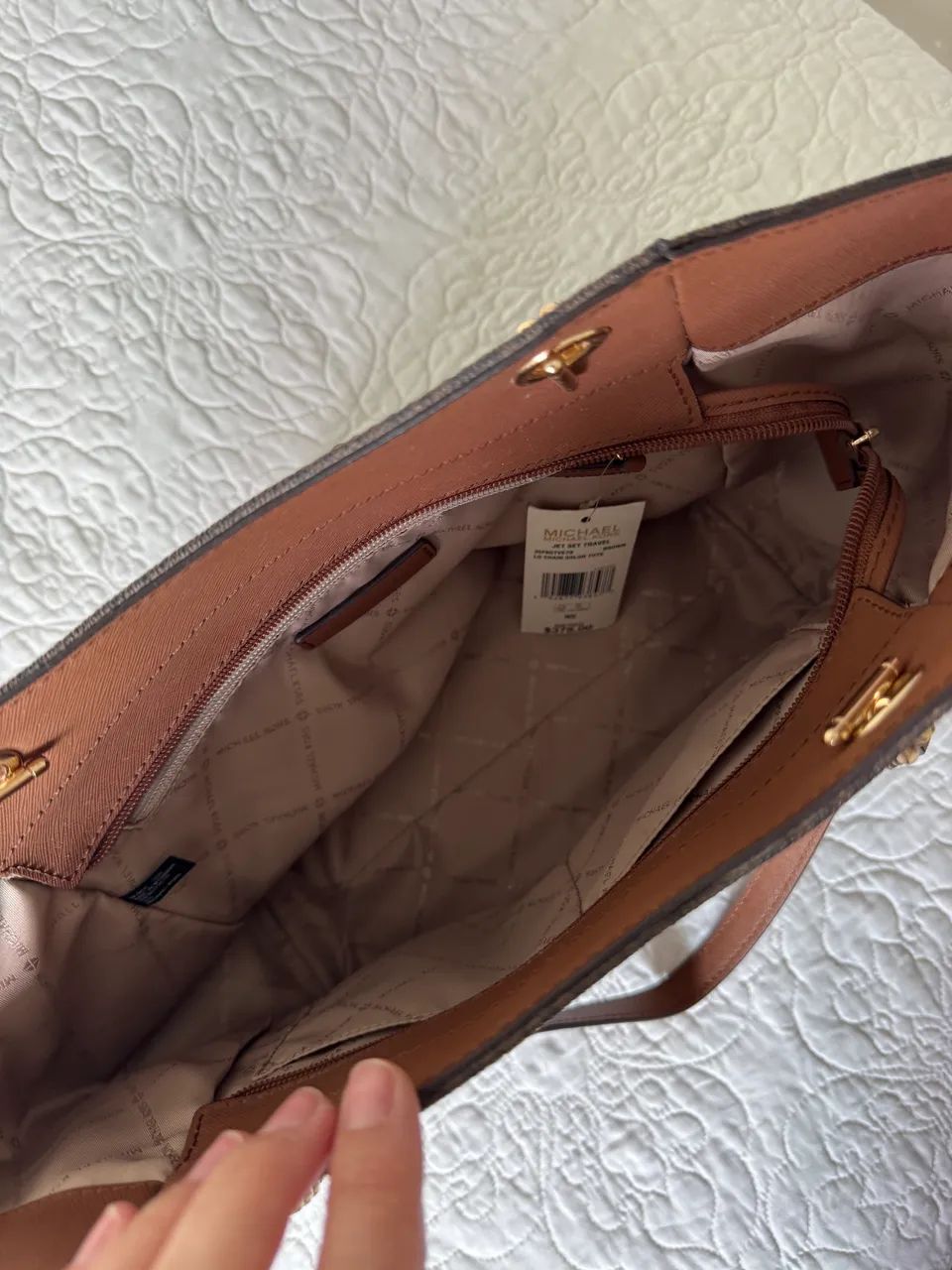  Bolsa Tote Jet Set Logo Michael Kors  - Foto 2