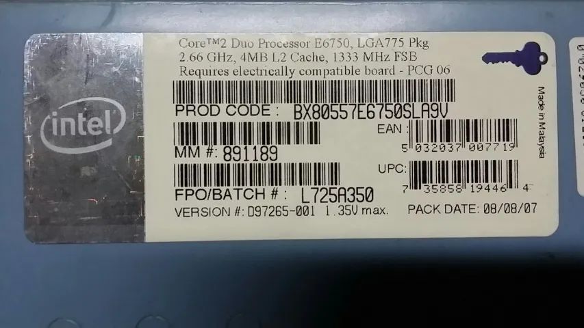 Processador Intel Core 2 Duo, 2,66GHZ, Box e Cooler. - Foto 4