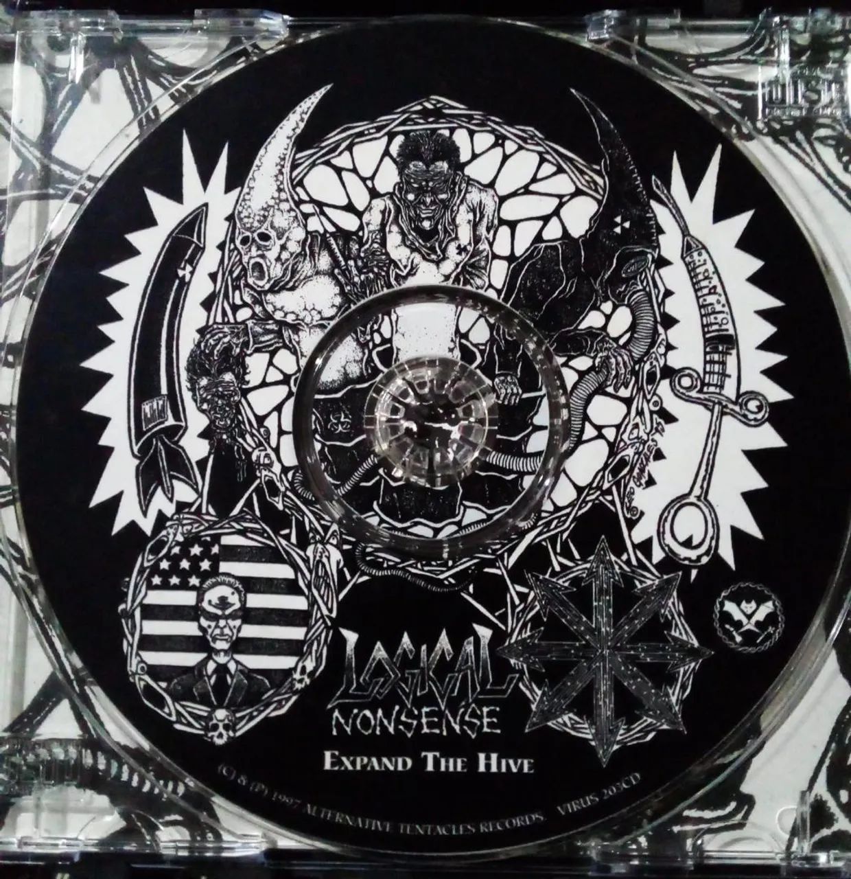 CD Logical Nonsense - Expand The Hive 1997 Alternative Tentacles - Foto 5