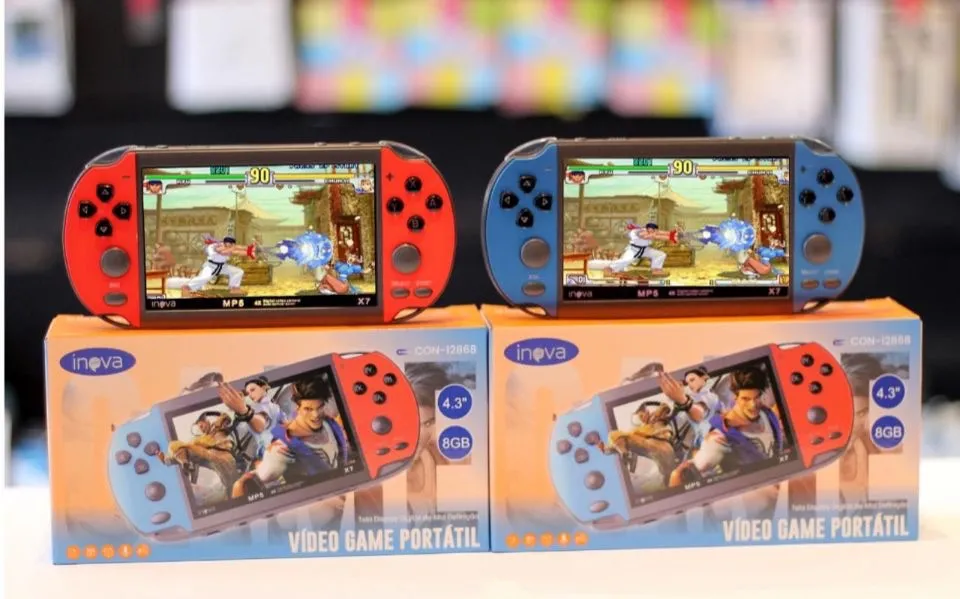 Video Game Portátil Retrô - Inova
