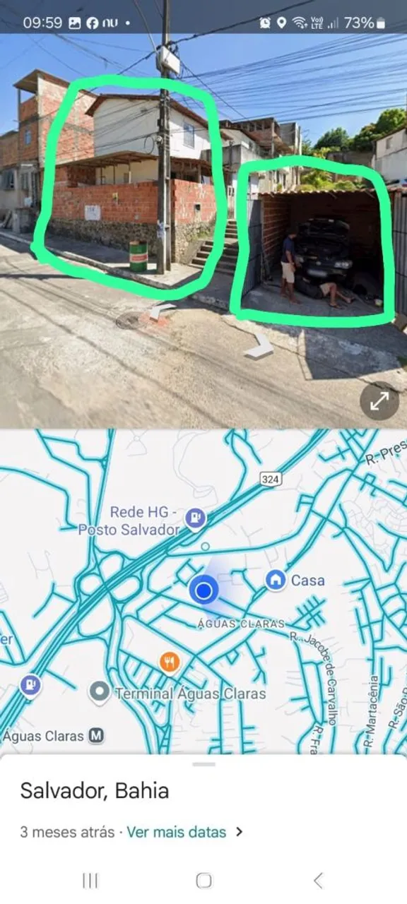 Casa + garagem.