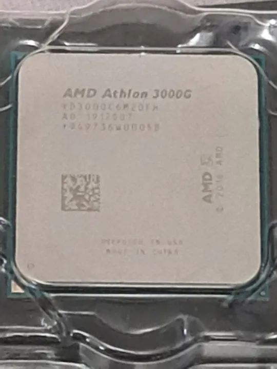 Processador AMD Athon 3000G Video Integrado + Cooler AMD ( Seminovo ) - Foto 4