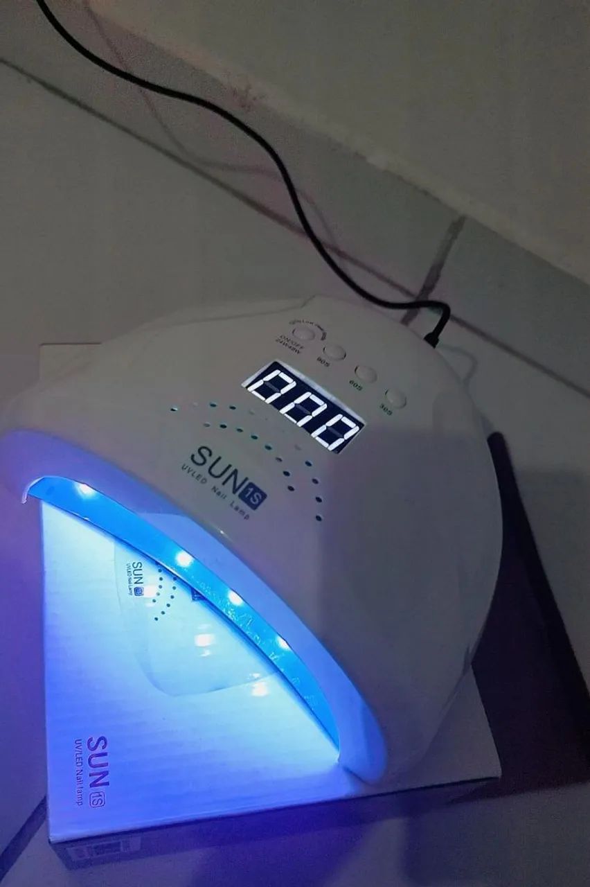 Lâmpada UV/LED Sun 1S para Unhas Gel