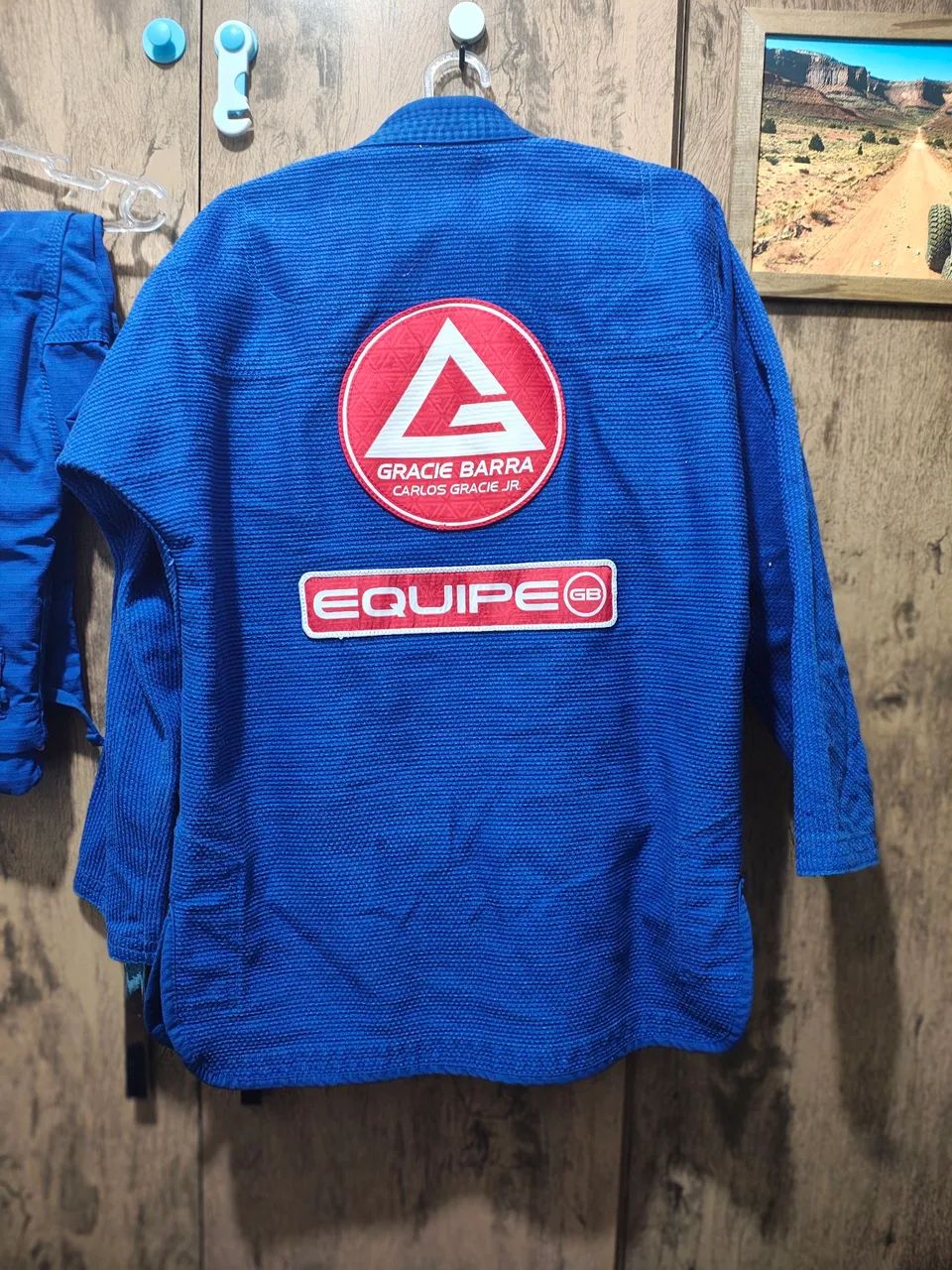 Kimono de Jiu-Jitsu Gracie Barra Azul Competition A1 - Foto 3