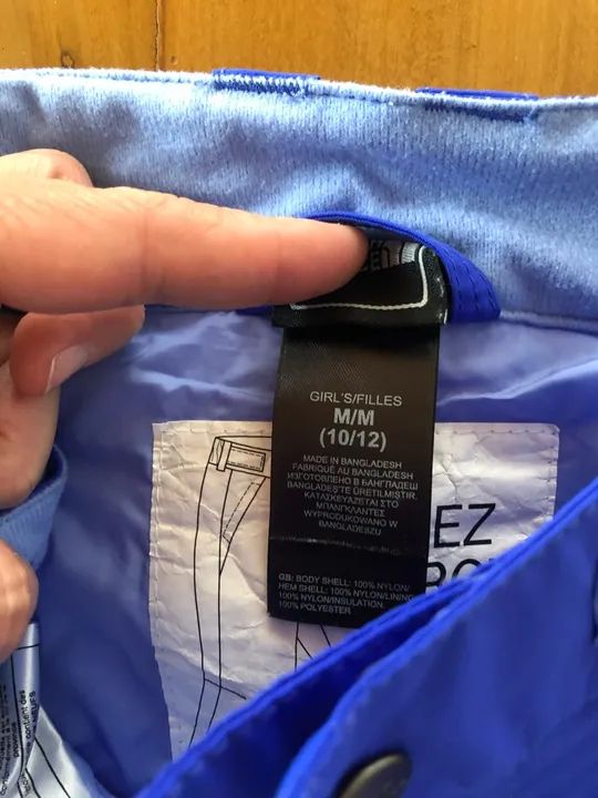 Calça de Ski The North Face Infantil Azul - Foto 2