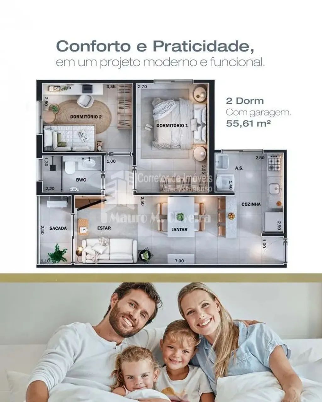 Apartamento para Venda em Olímpia, Jardim Santa Ifigênia, 2 dormitórios, 1 banheiro, 1 vag - Foto 2
