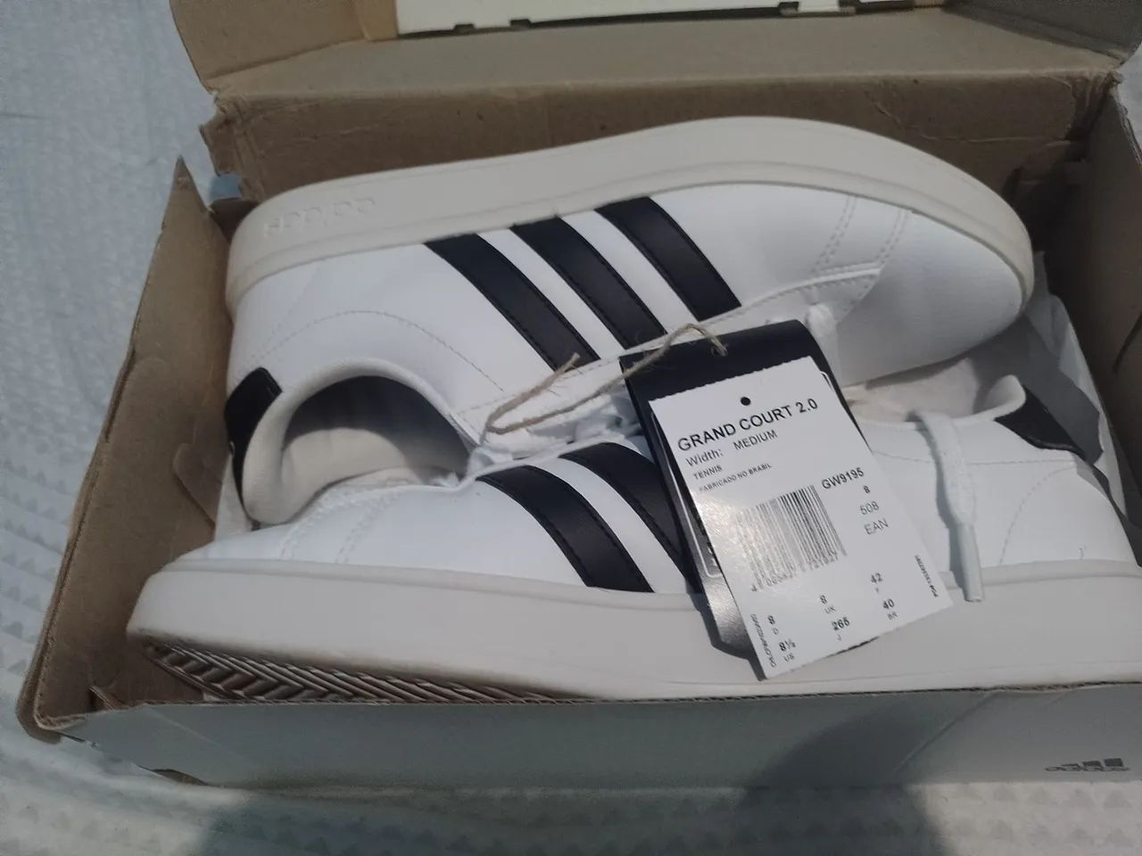 Tênis Adidas Grand Court 2.0 - usado 3 vezes 