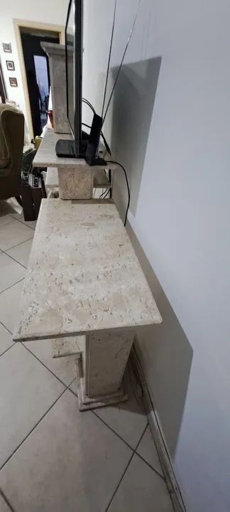 Rack de TV em Mármore travertino - Foto 4