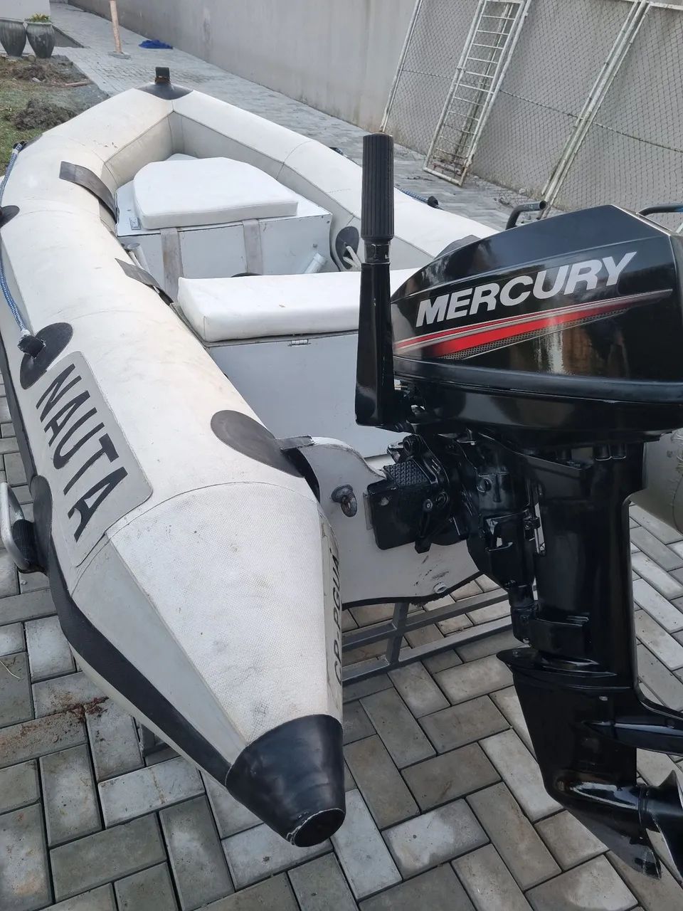 Inflável Nauta,fundo de fibra - Foto 6