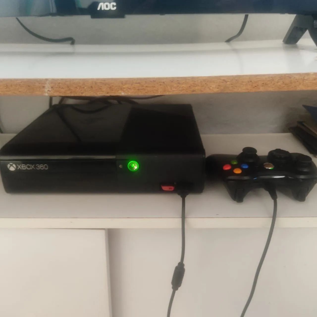 Xbox 360 com jogos  - Foto 4
