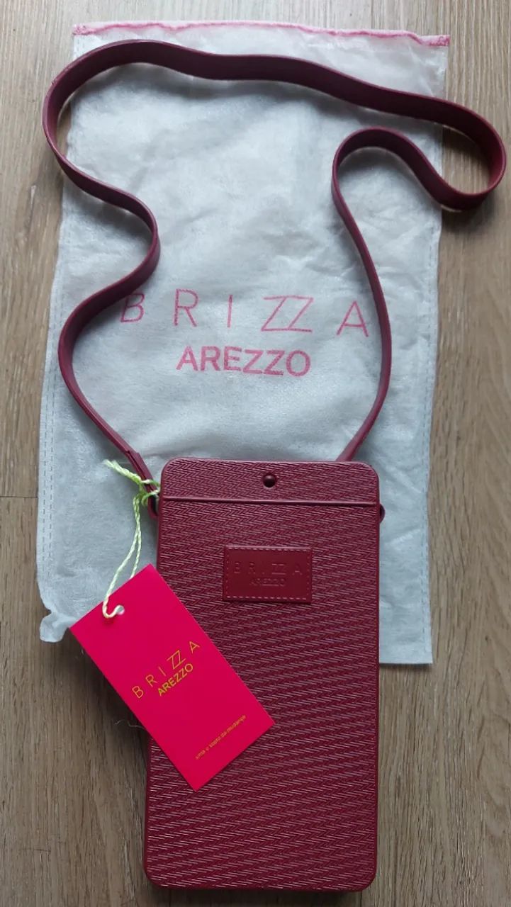 Porta Celular Brizza Arezzo (Novo - Cor Vinho) R$30